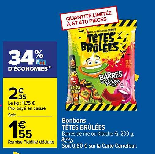 Bonbons Têtes Brûlées