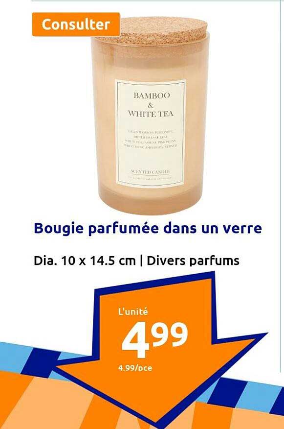 bougie parfumée dans un verre