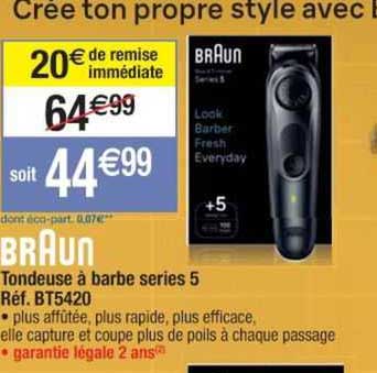 braun tondeuse à barbe series 5