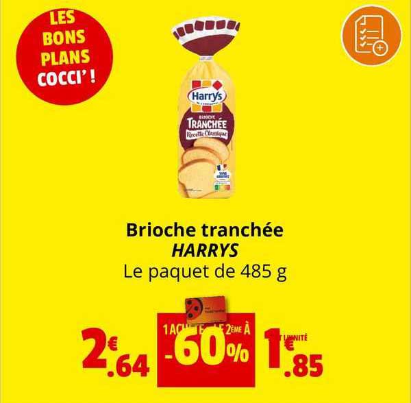 Brioche Tranchée Harrys