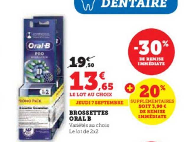 brossettes oral b