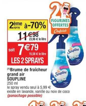 brume de fraîcheur grand air soupline