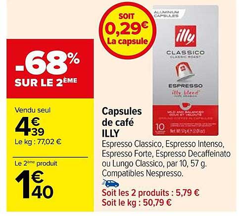 Capsules De Café Illy