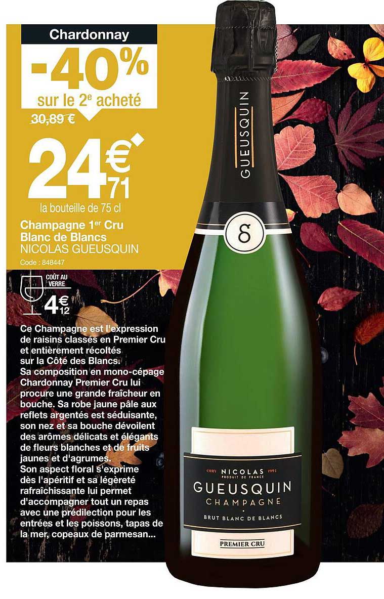 champagne 1er cru blanc de blancs nicolas gueusquin