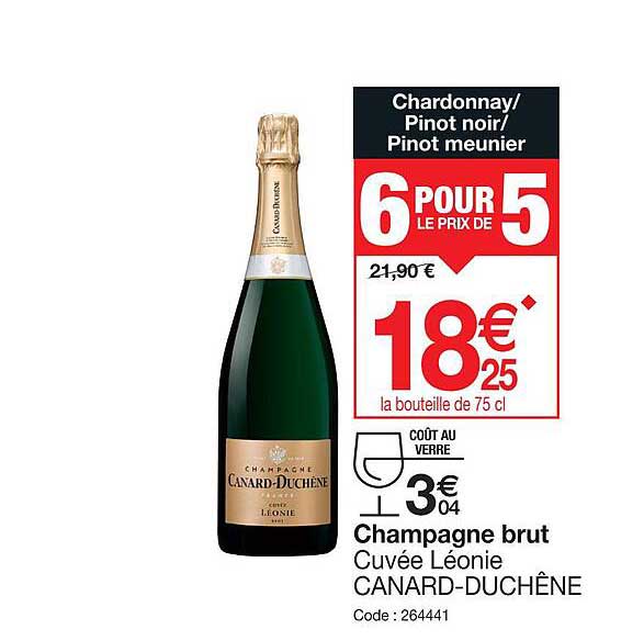 champagne brut cuvée léonie canard-duchêne