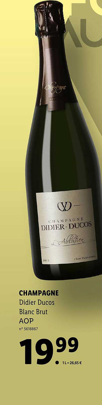 champagne didier ducos blanc brut aop