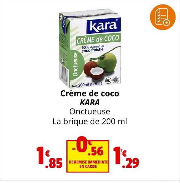 Crème De Coco Kara Onctueuse