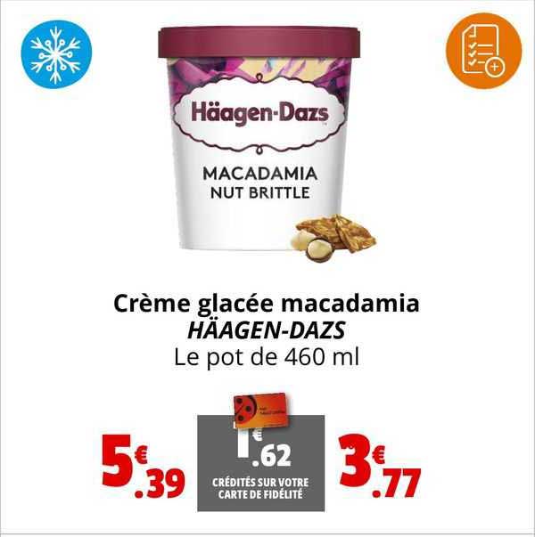crème glacée macadamia häagen-dazs