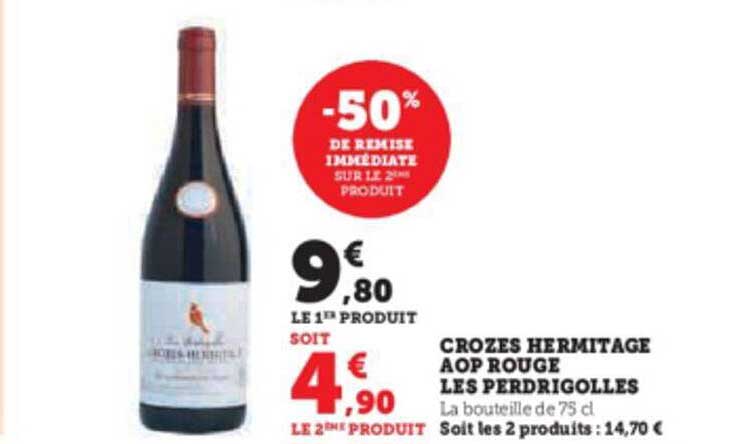 crozes hermitage aop rouge les perdrigolles