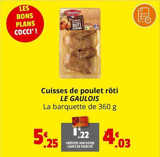 Cuisses De Poulet Rôti Le Gaulois