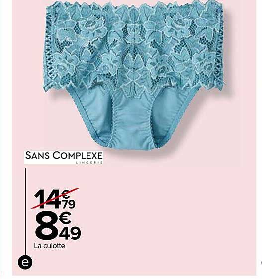 culotte sans complexe