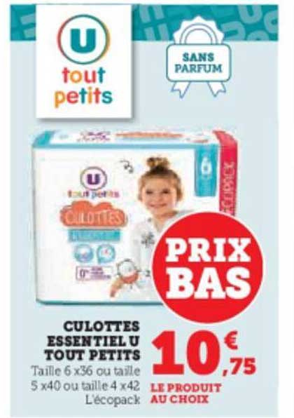Culottes Essentiel U Tout Petits