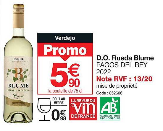 d.o. rueda blume pagos del rey 2022