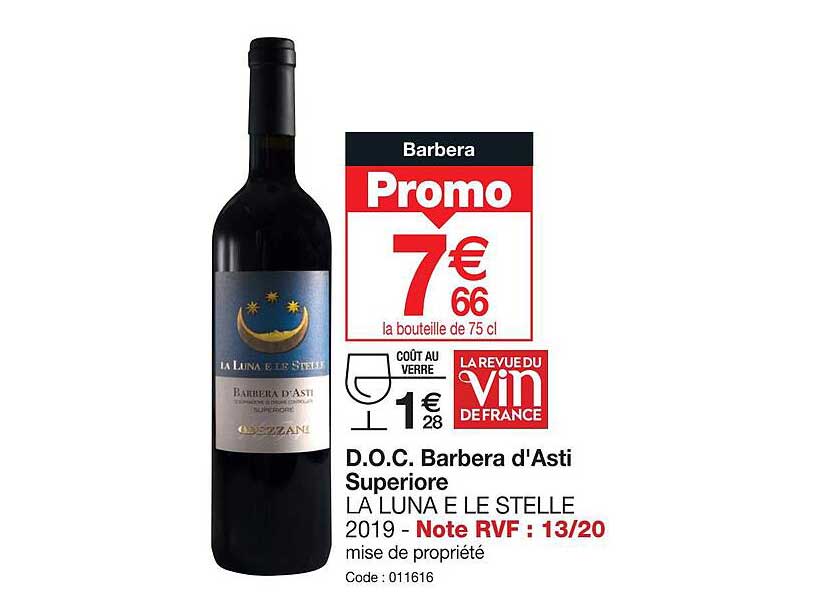 d.o.c. barbera d'asti superiore la luna e le stelle