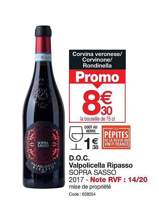 d.o.c. valpolicella ripasso sopra sasso 2017