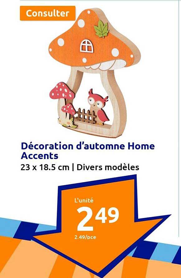 décoration d'automne home accents