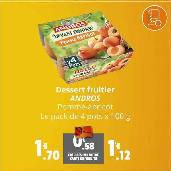 Dessert Fruitier Andros