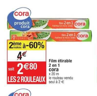 film étirable 2en1 cora