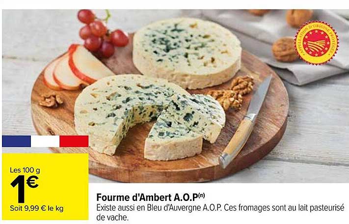 fourme d'ambert a.o.p.