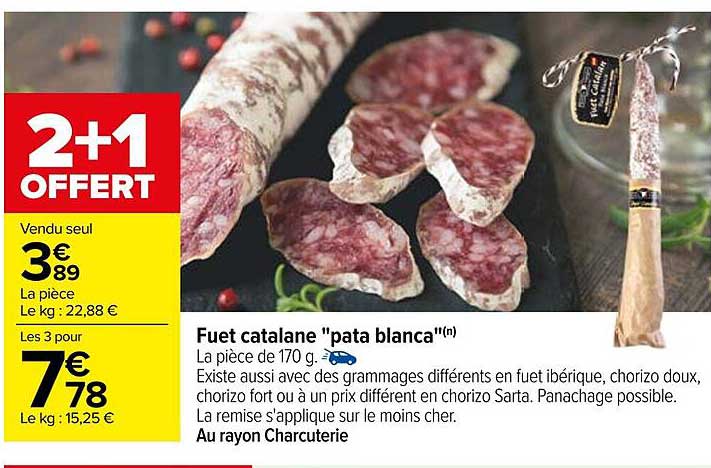 fuet catalane "pata blanca"