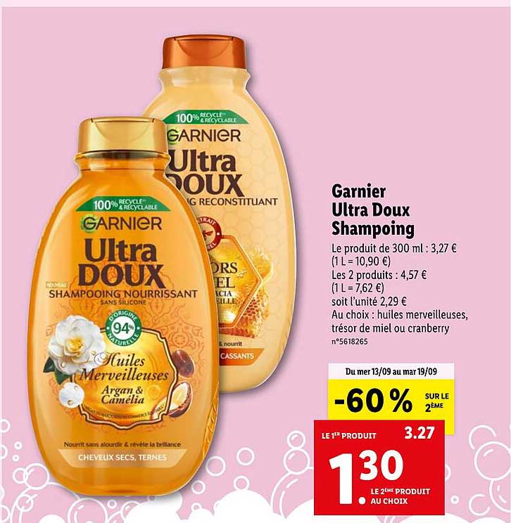 Garnier Ultra Doux Shampooing