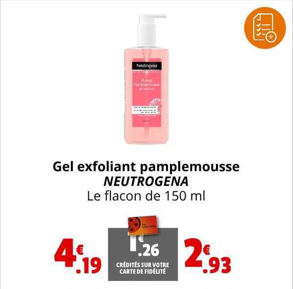 Gel Exfoliant Pamplemousse Neutrogena