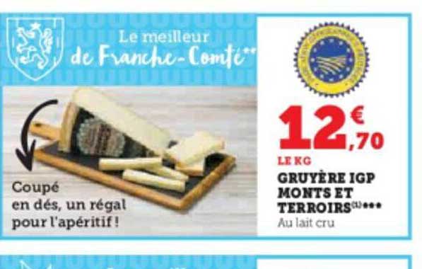 gruyère igp monts et terroirs