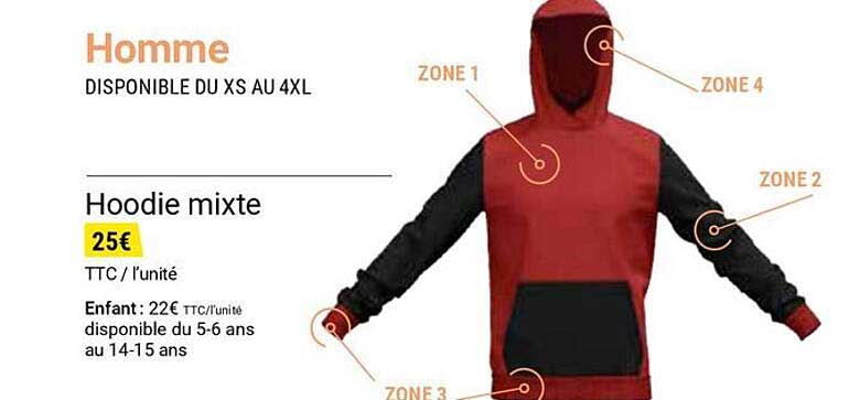 Hoodie Mixte