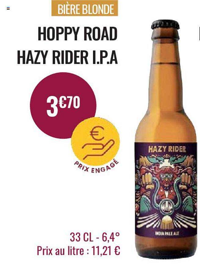 hoppy road hazy rider ipa