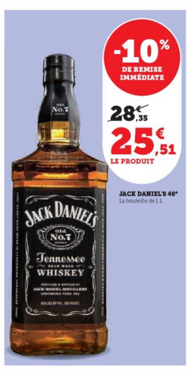 jack daniel's 40°