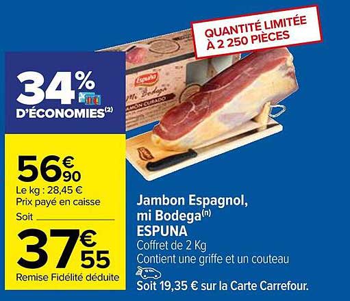 Jambon Espagnol, Mi Bodega Espuna