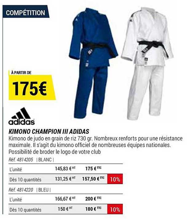 kimono champion III adidas