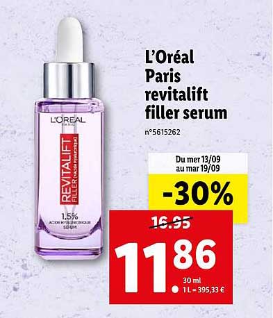 l'oréal paris revitalift filler serum