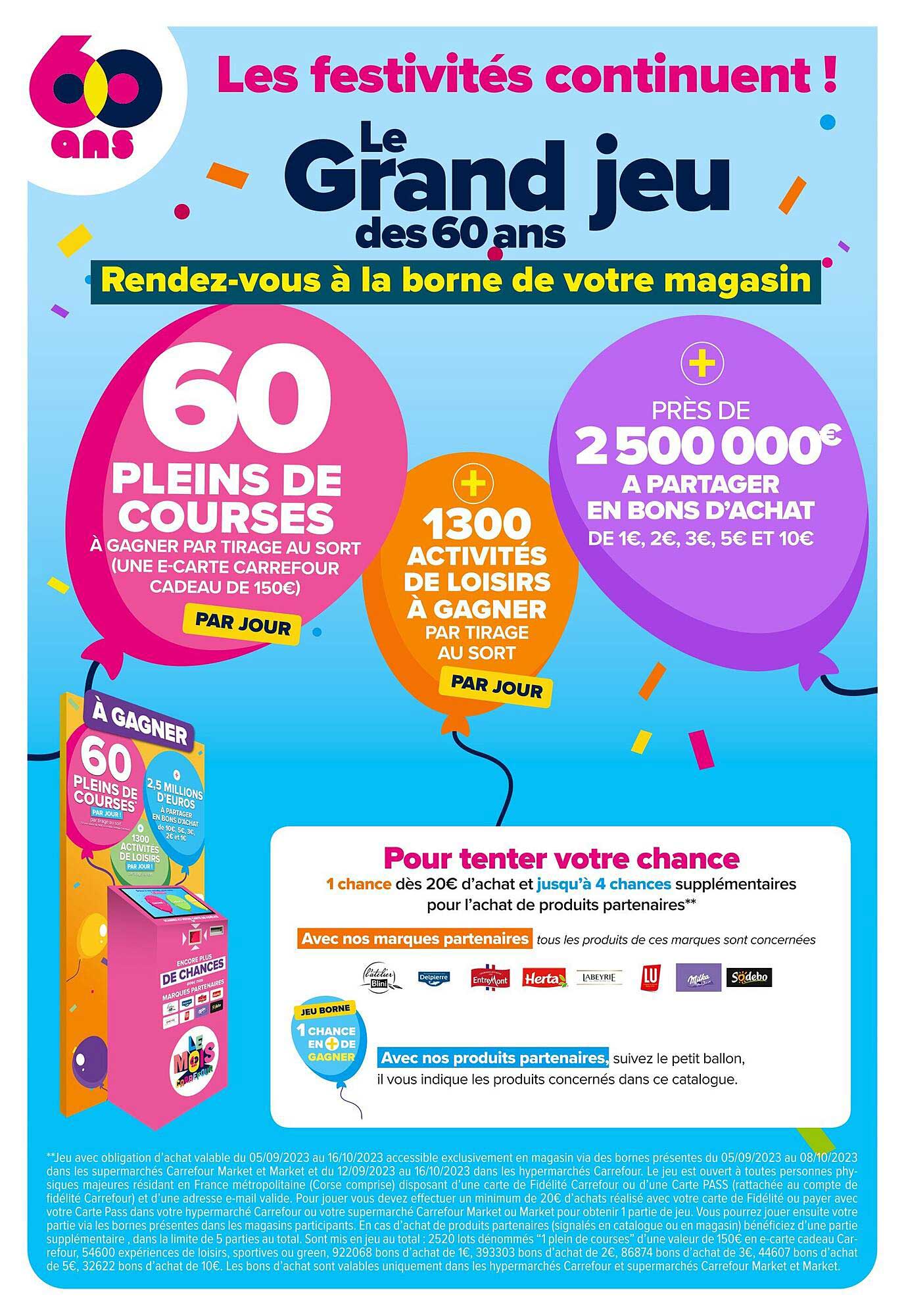 le grand jeu des 60 ans