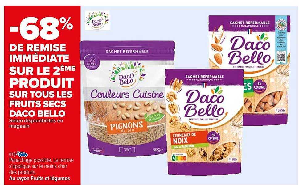 les fruits secs daco bello