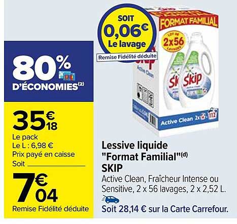 lessive liquide format familial skip
