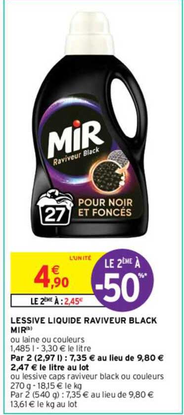 lessive liquide raviveur black mir