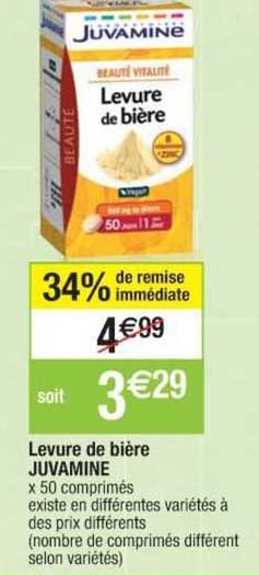 levure de bière juvamine