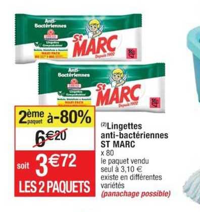 lingettes anti-bactériennes st marc