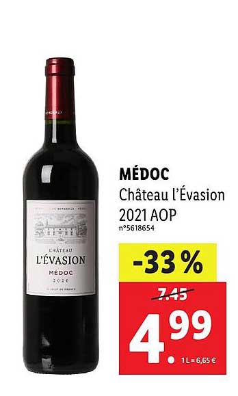 Médoc Château L'évasion 2021 Aop