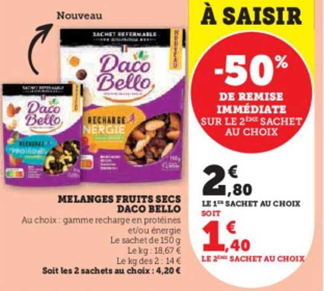 mélanges fruits secs daco bello
