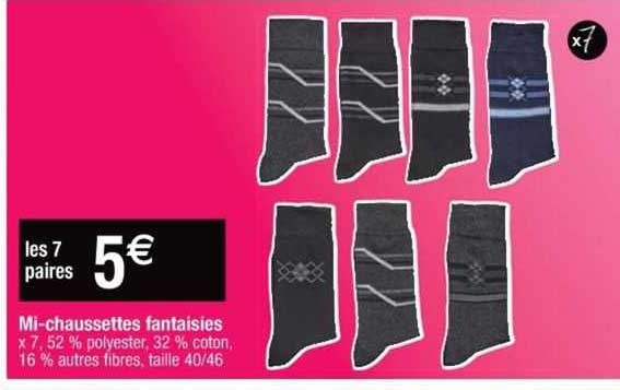mi-chaussettes fantaisies