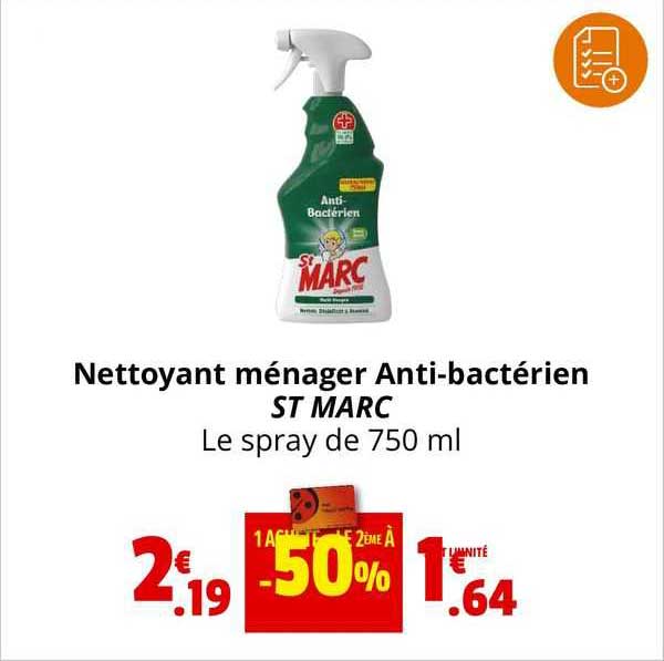 nettoyant ménager anti-bactérien st marc
