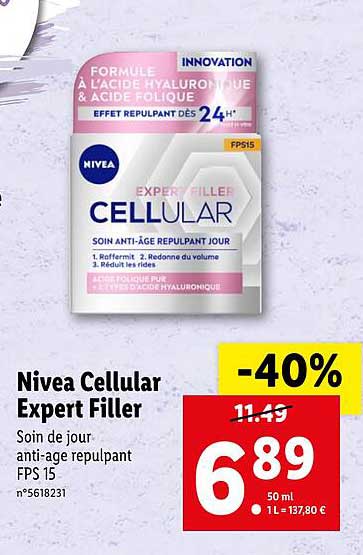 nivea cellular expert filler