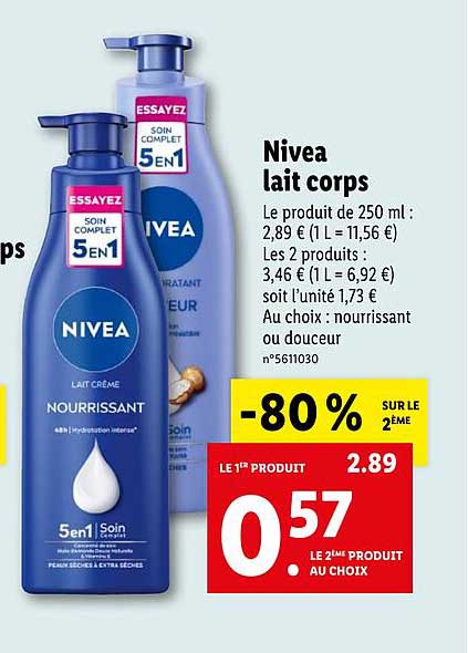 Nivea Lait Corps