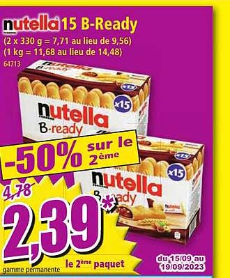 nutella 15 b-ready