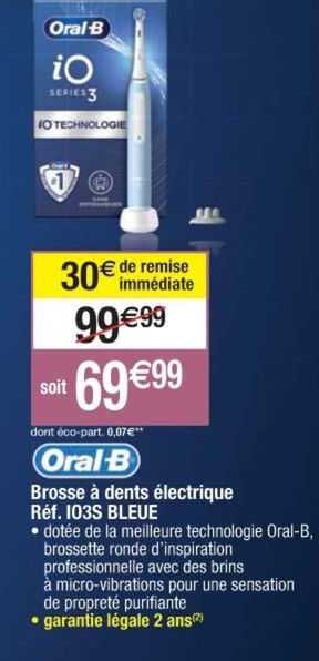 oral-b brosse à dents électrique