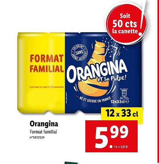 orangina format familial