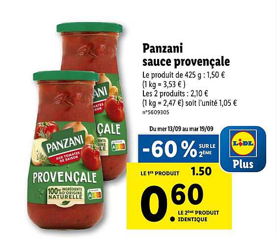 Panzani Sauce Provençale
