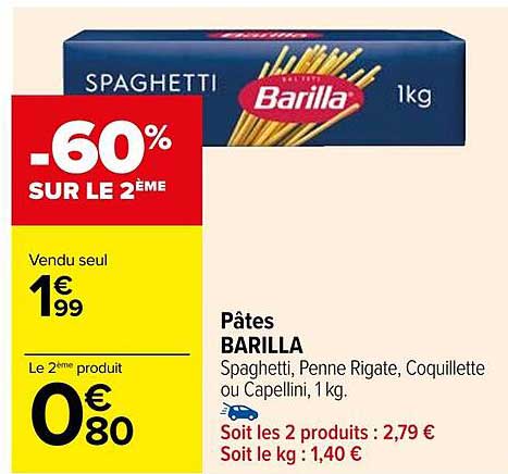 Pâtes Barilla